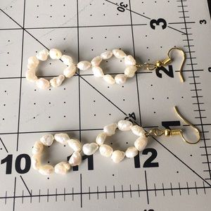 Fashion Jewelry Jewelry - Fresh water pearl dangle wired earrings Fashion Jewelry Jewelry - Fresh water pearl dangle wired earrings